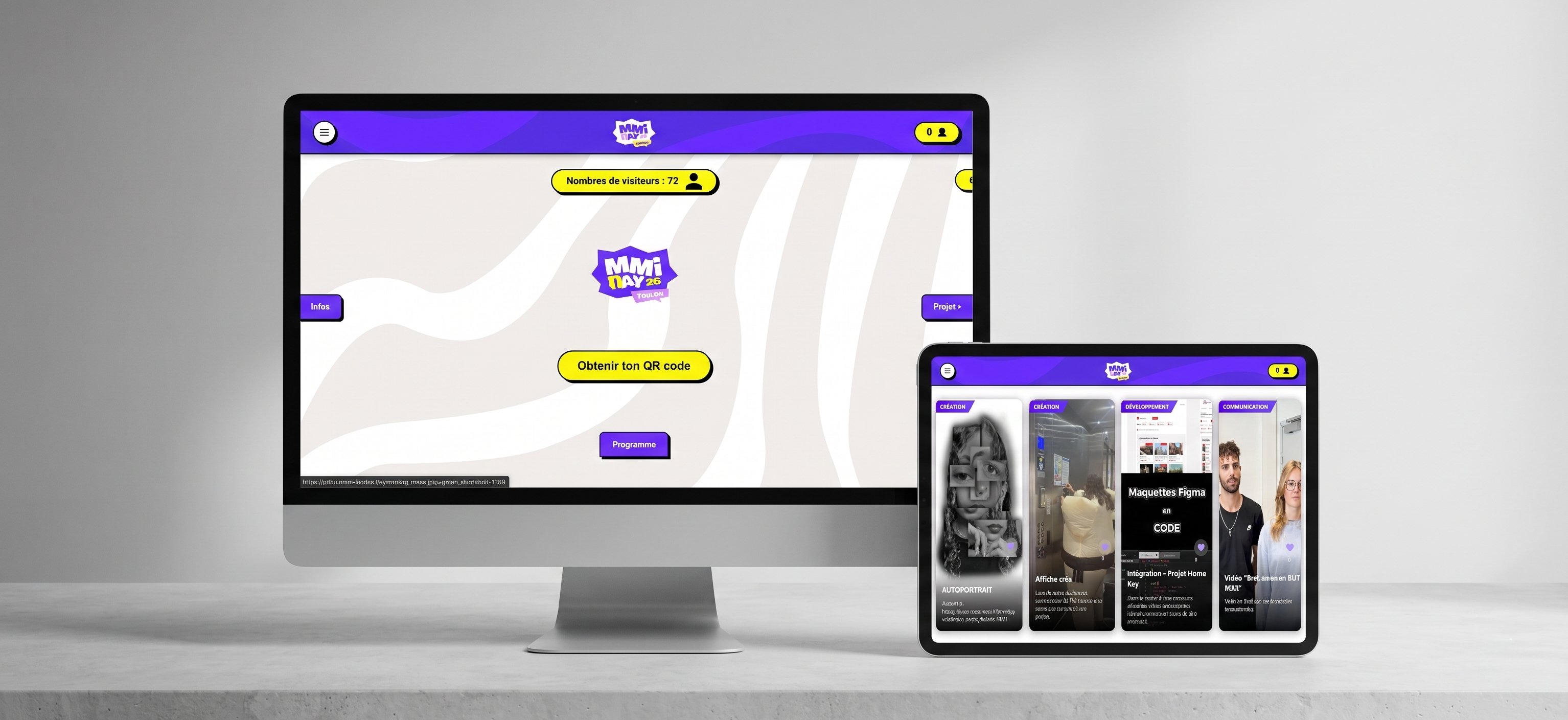 Aperçu Site MVC